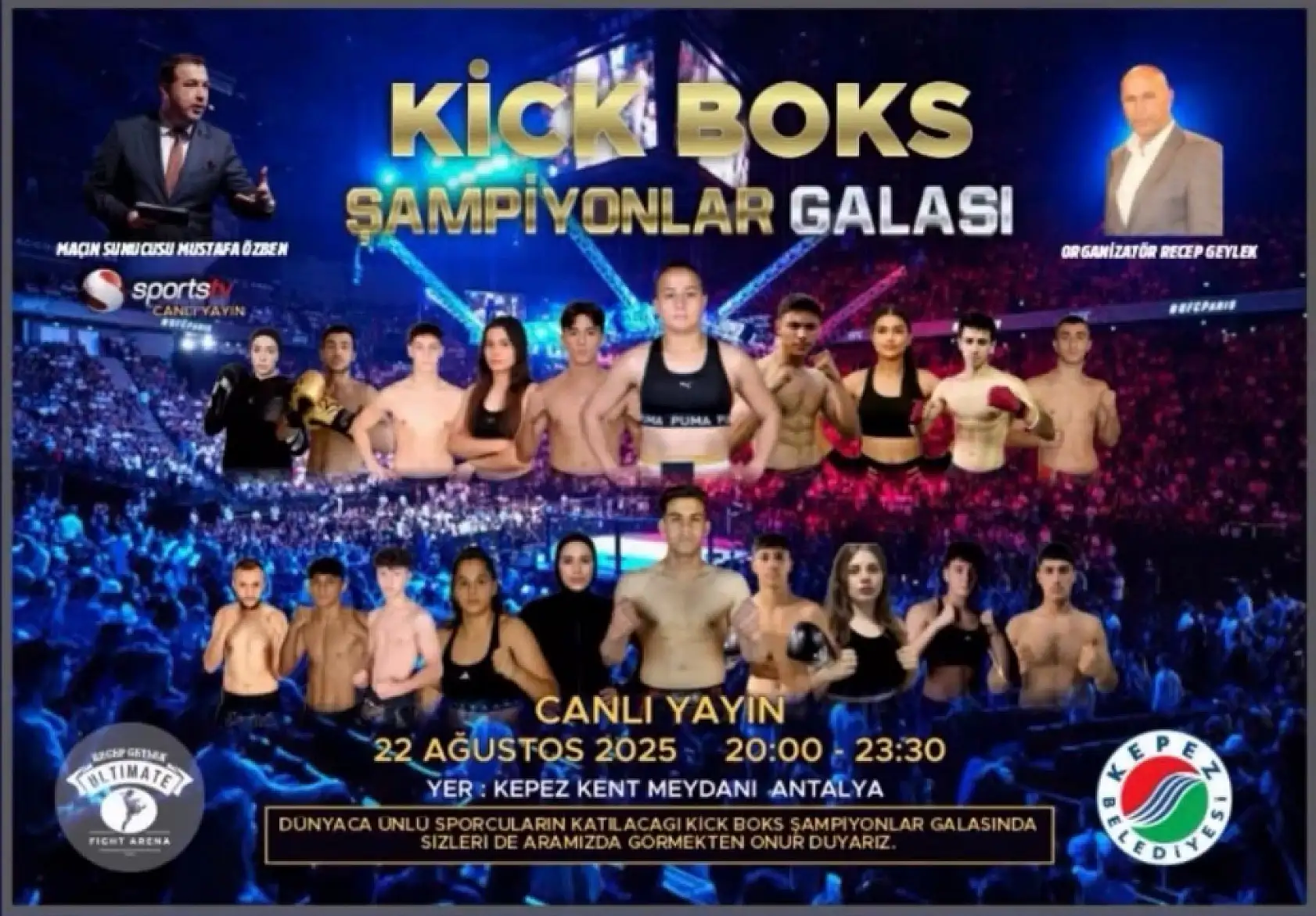 Arslan Fight Arena'dan üç profesyonel maç
