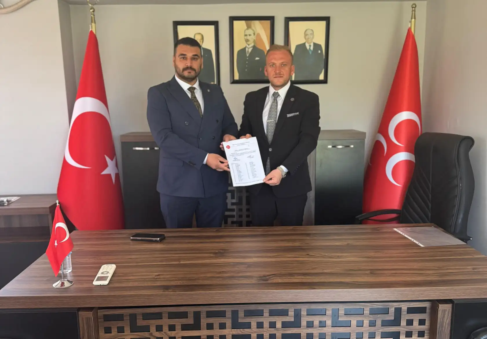 MHP Menteşe ilçe başkanlığına Kadir Türk atandı