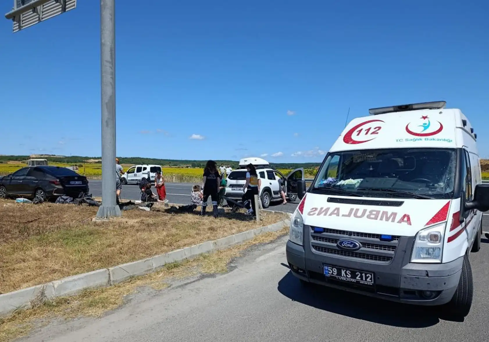 Feci trafik kazası: 2'si çocuk, 9 yaralı