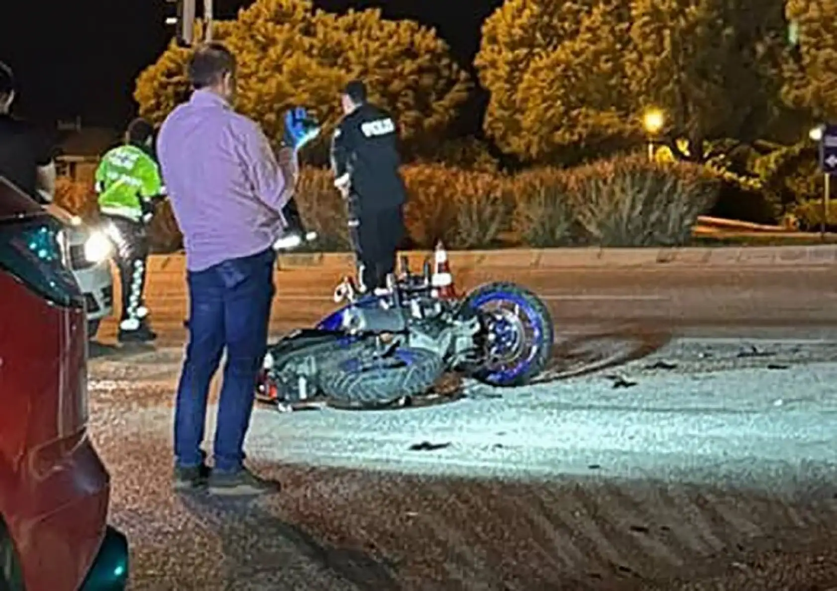 Korkunç kaza: Motosiklet sürücüsü hayatını kaybetti