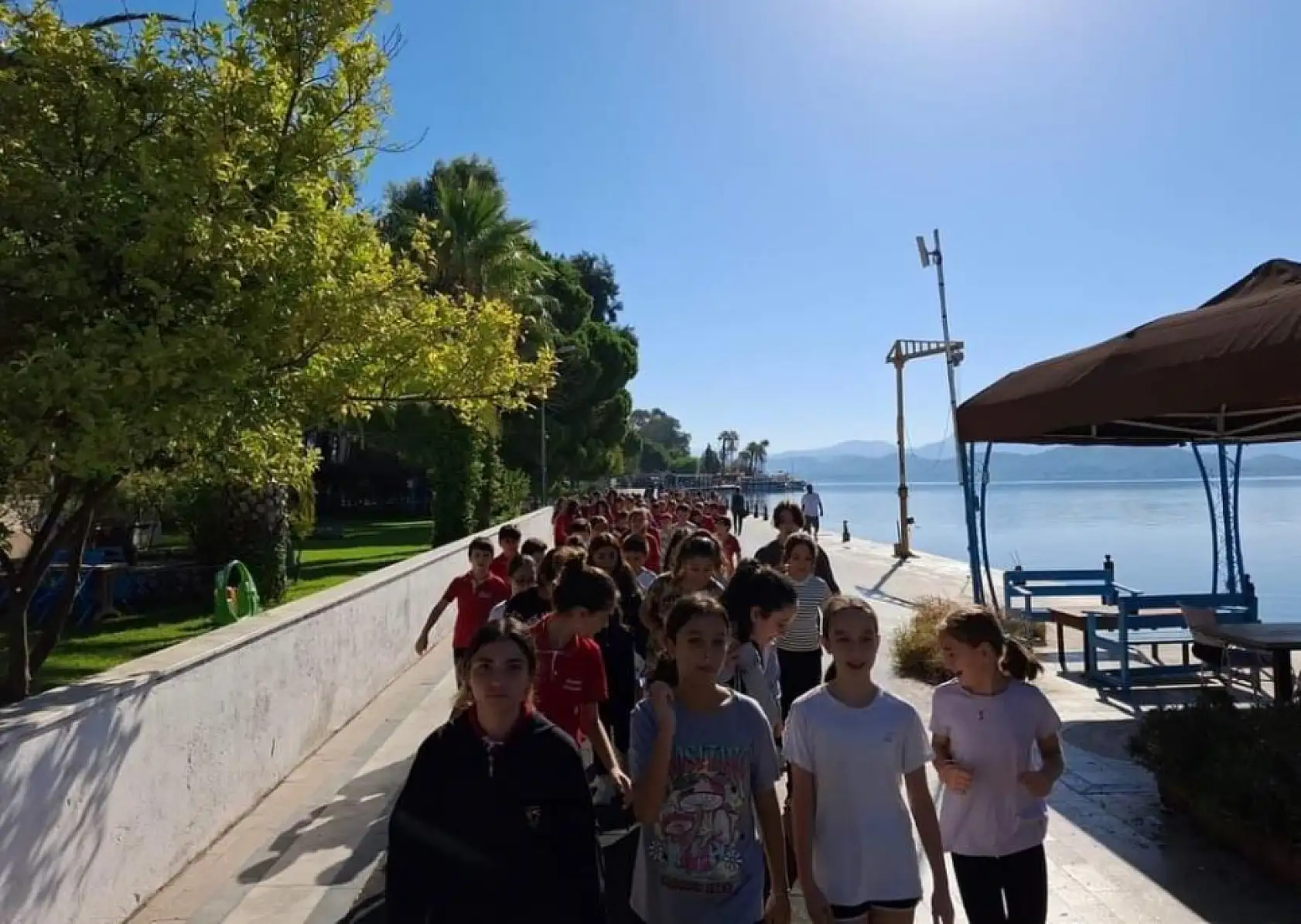 Köyceğiz'de yürüyüş yapmanın faydalarına dikkat çekildi