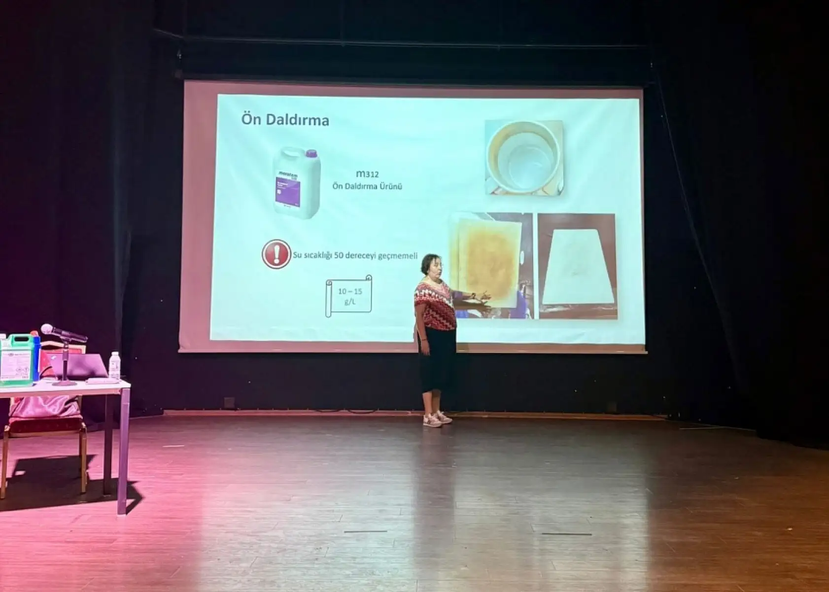 Bodrum Belediye personeline kimyasal kullanım eğitimi