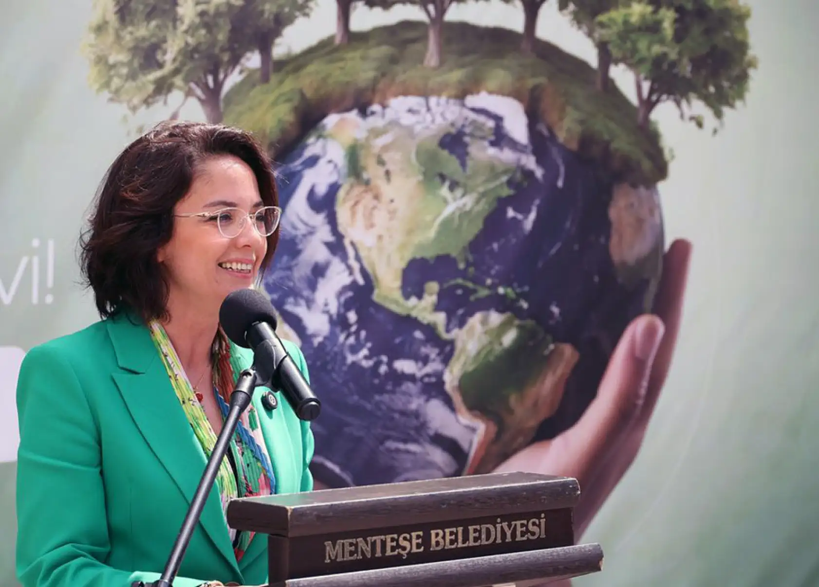 Dünya Çevre Gününde Menteşe'de anlamlı etkinlik