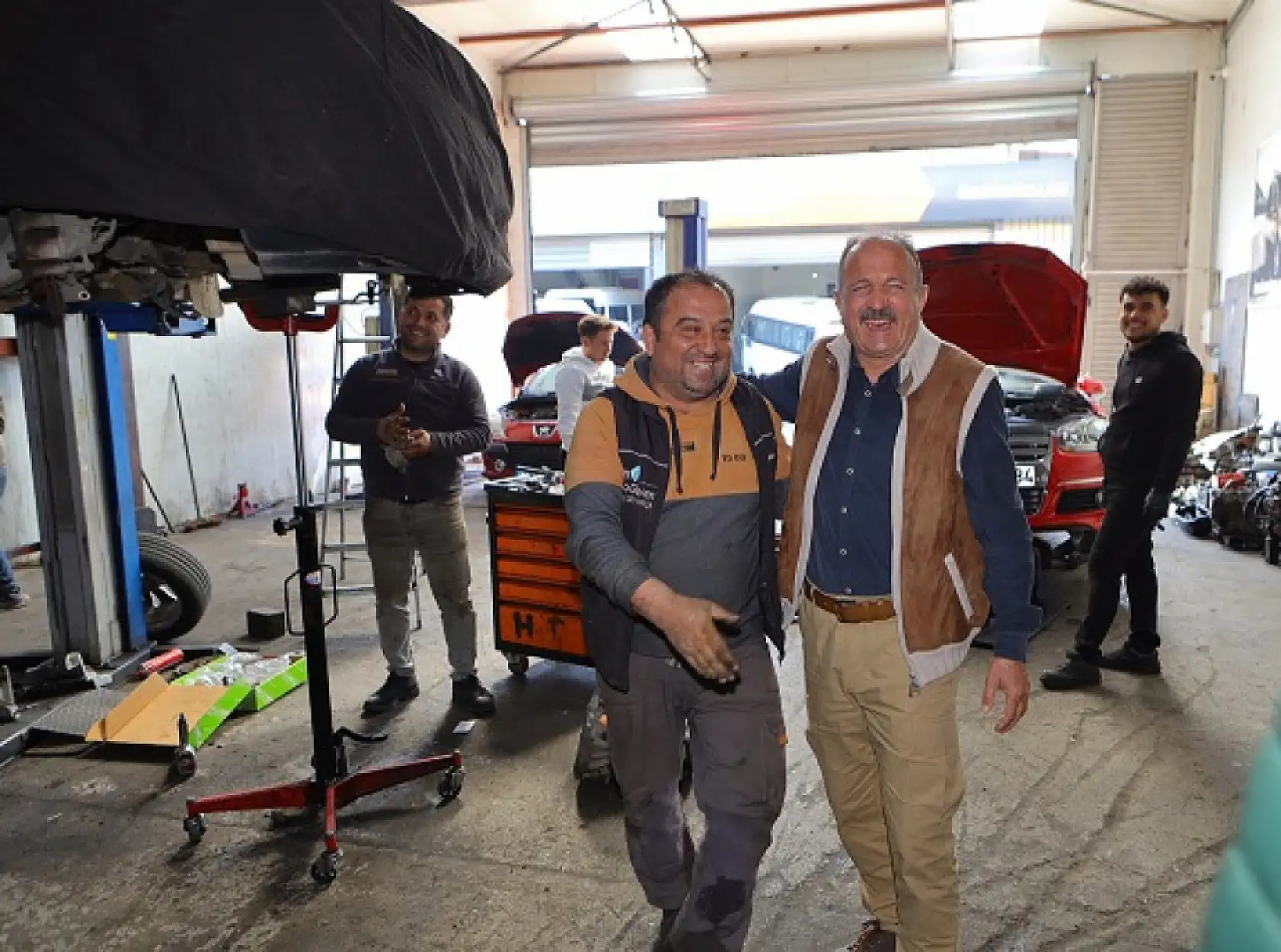 Saatcı, Sanayi Esnafını Ziyaret Etti