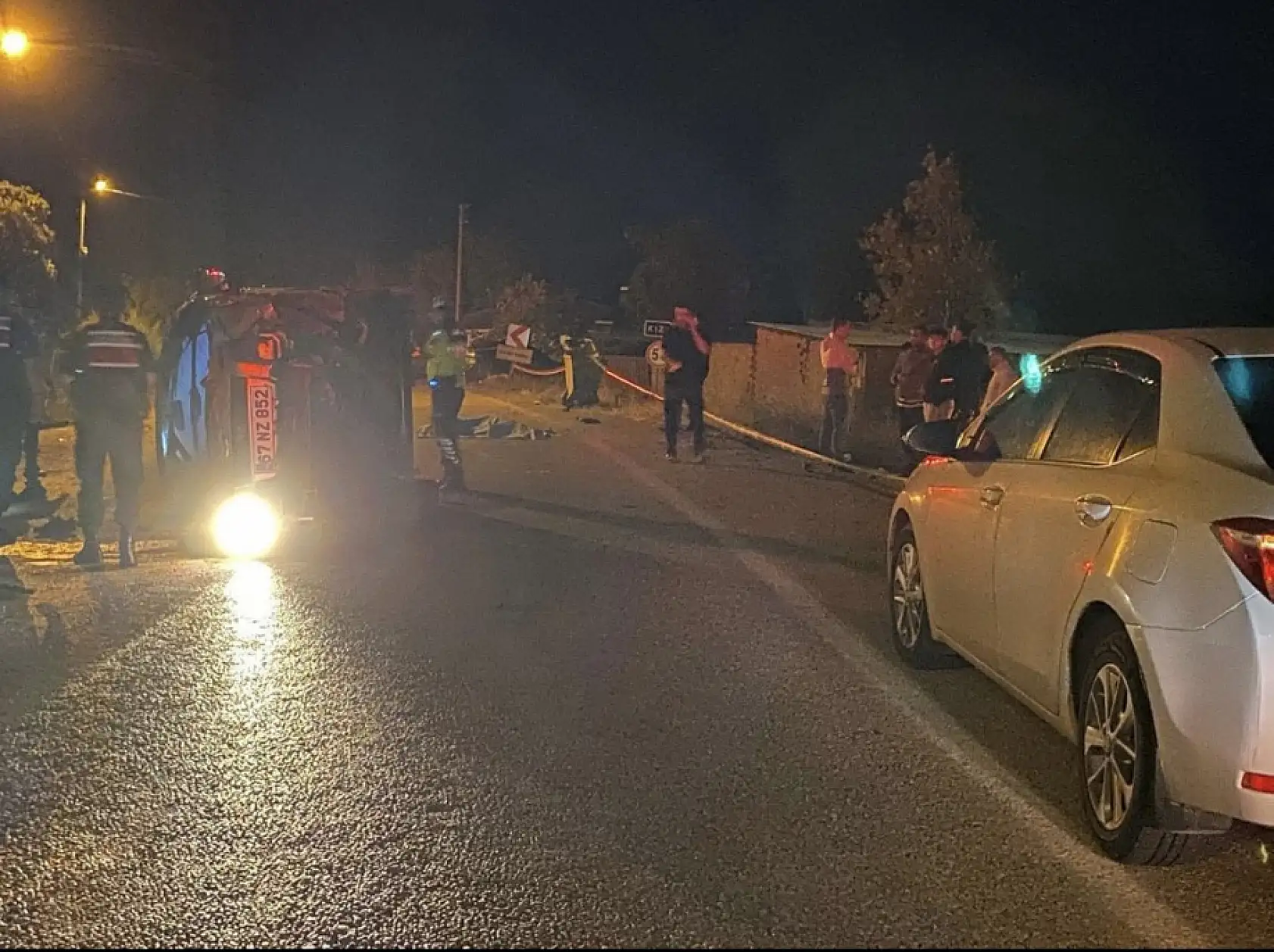 Trafik kazası: 1 ölü, 3 yaralı