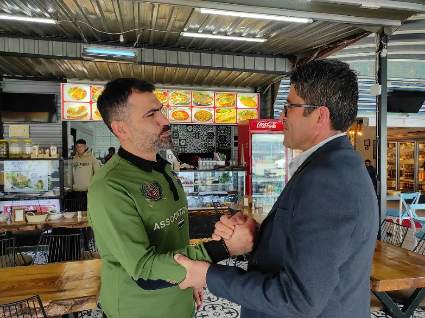 Aday Kökten, Esnaf Ziyaretlerinde Bulundu