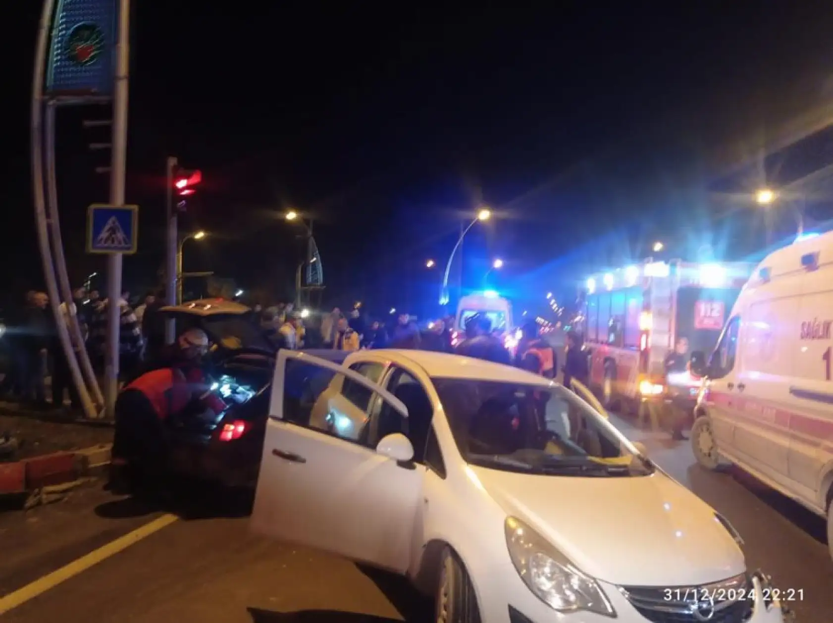 Feci trafik kazası: 5 yaralı