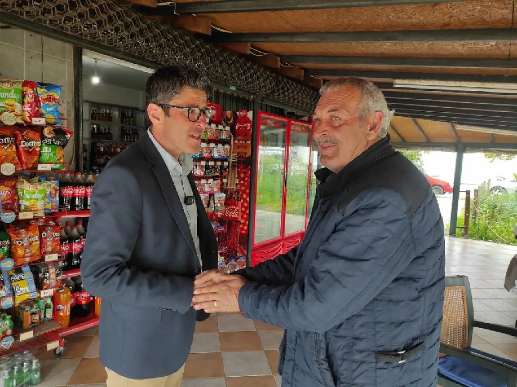 Aday Kökten, Esnaf Ziyaretlerinde Bulundu