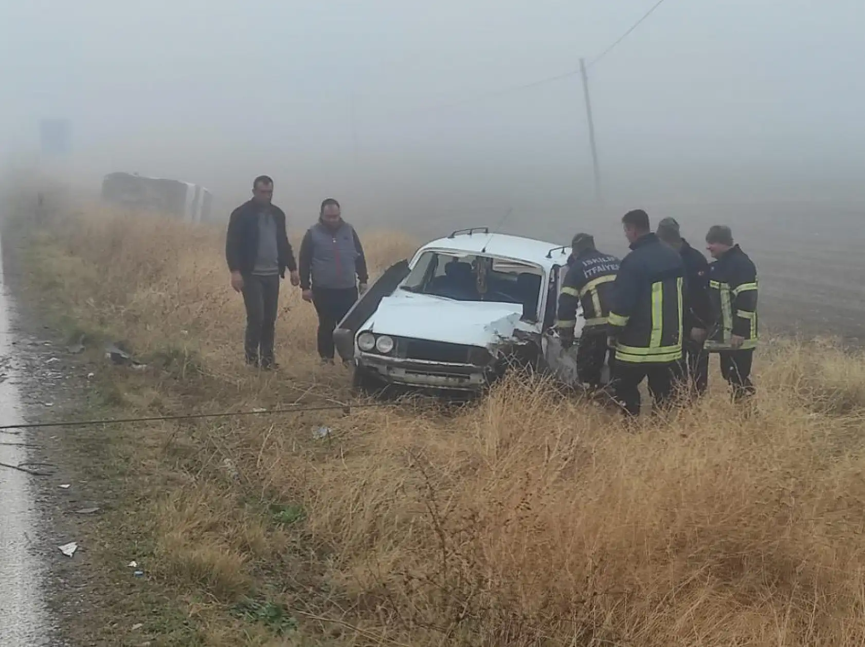 Sis trafik kazasına sebep oldu: 5 yaralı