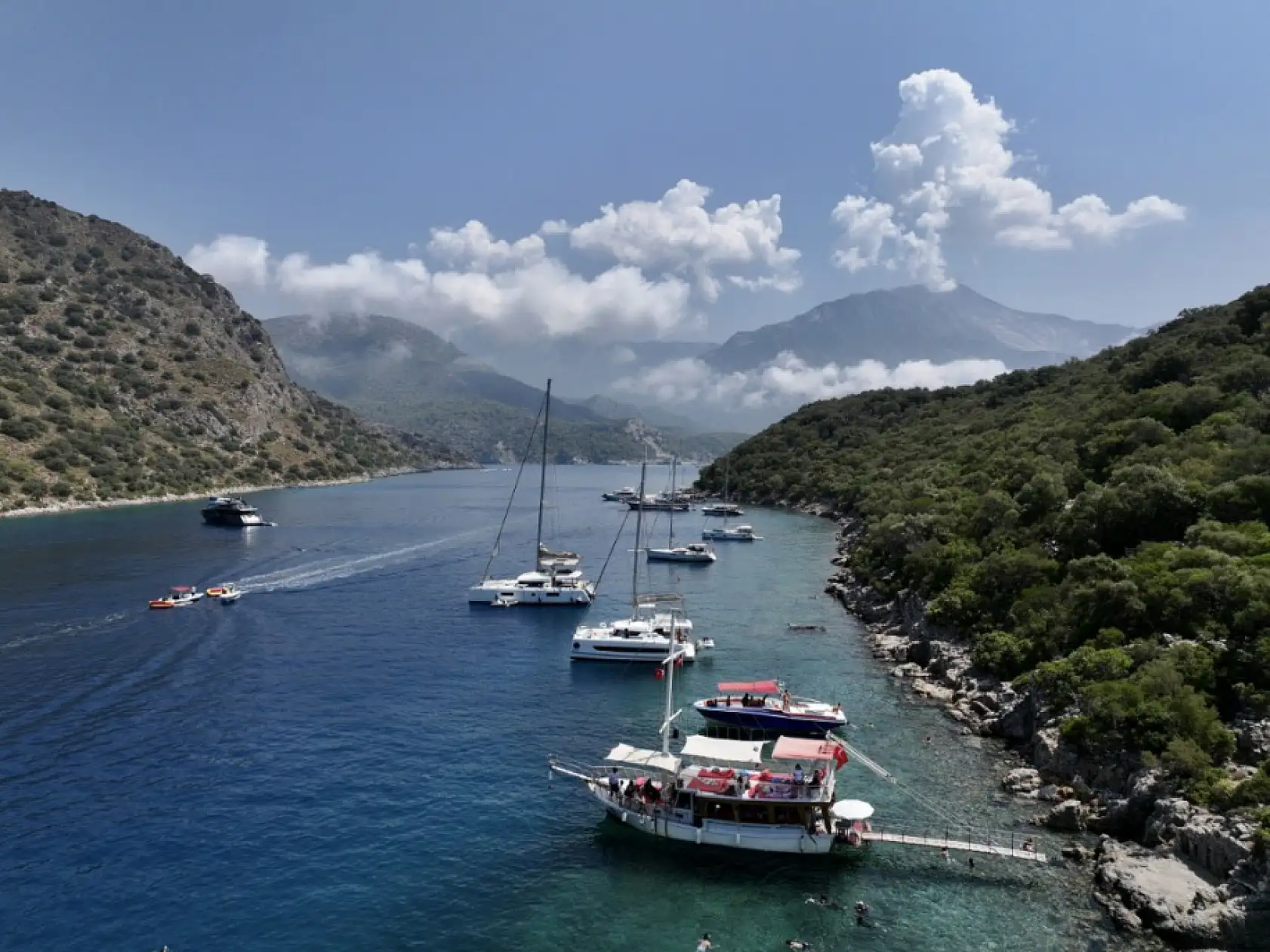 Muğla'yı 8 ayda 2,5 milyon yabancı turist ziyaret etti