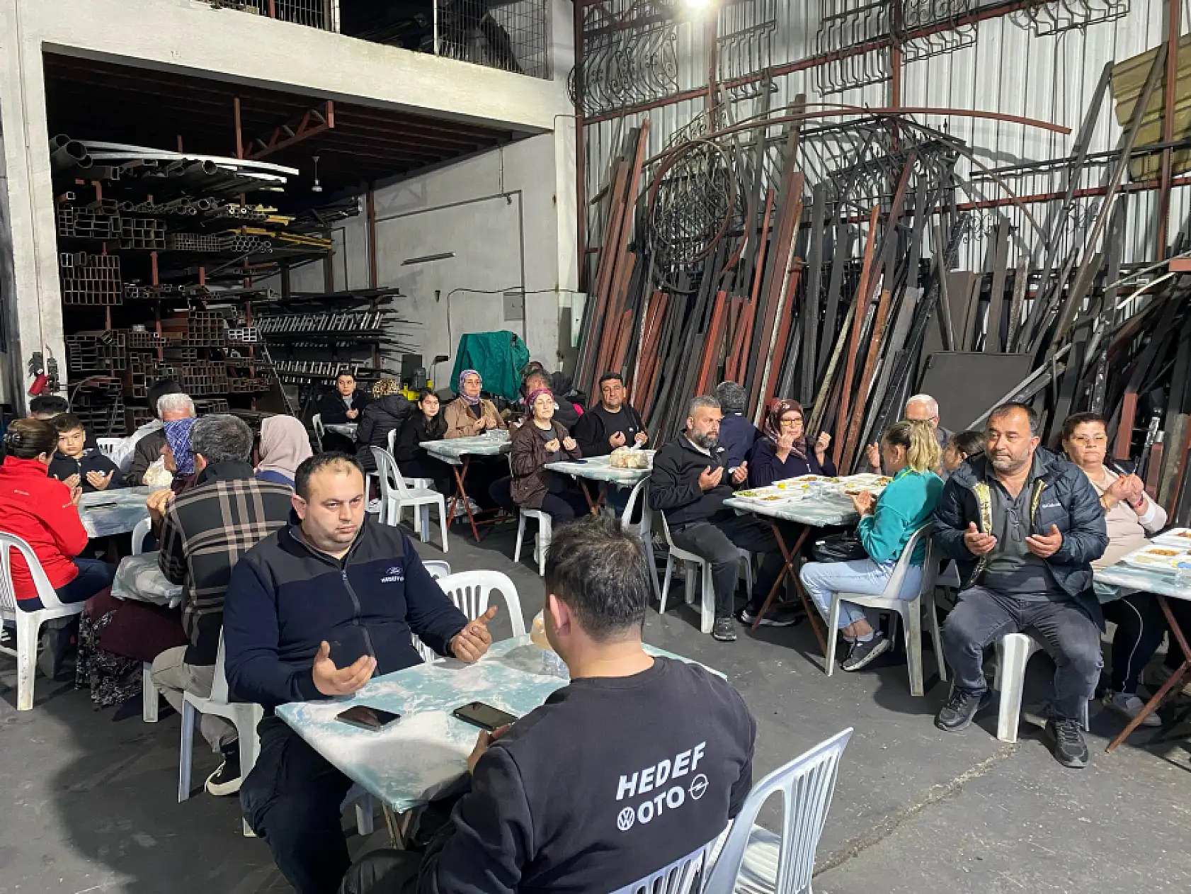 Fethiye sanayide iftar programı