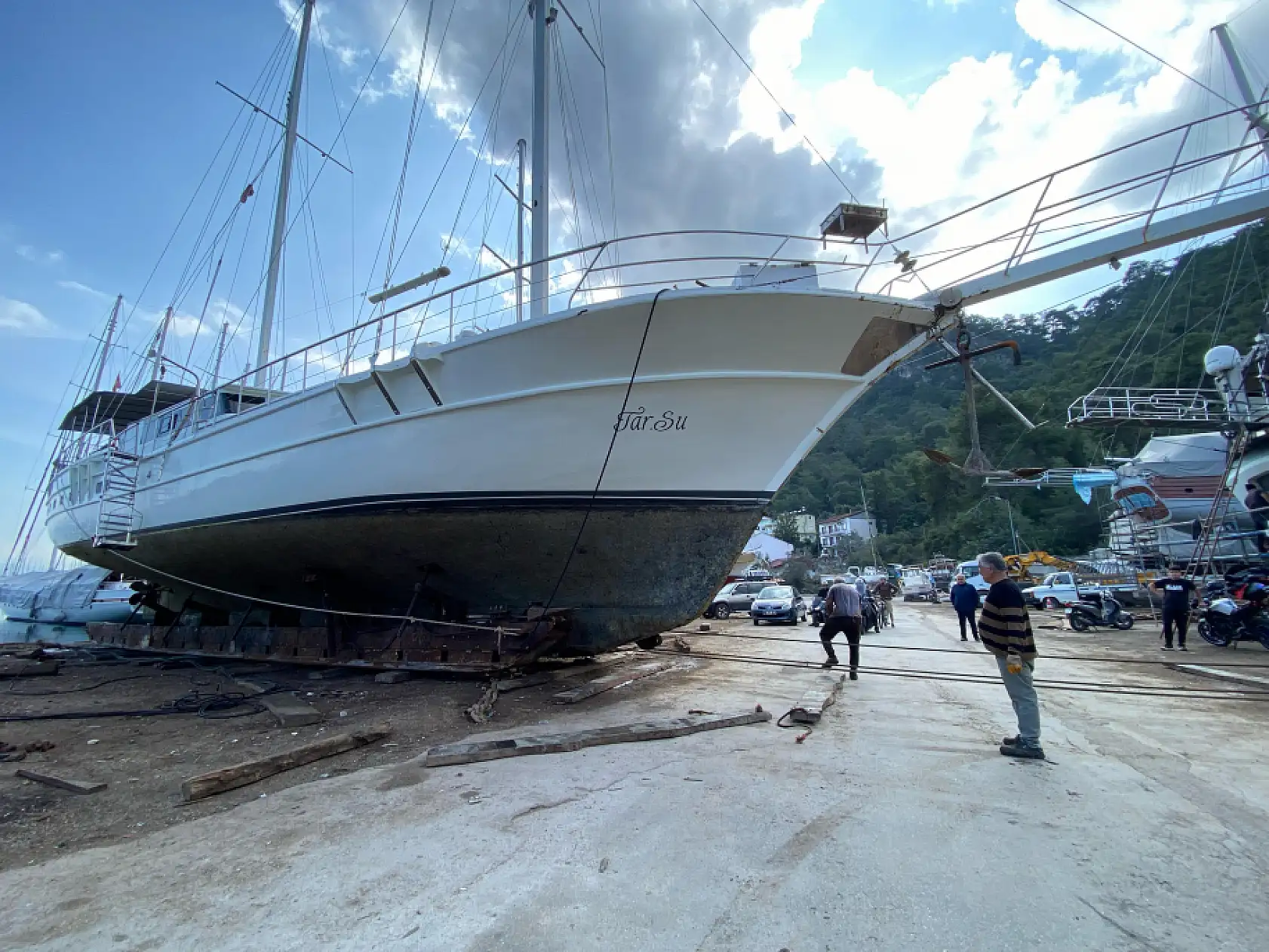Fethiye'de tersane sorunu trafiği aksatıyor