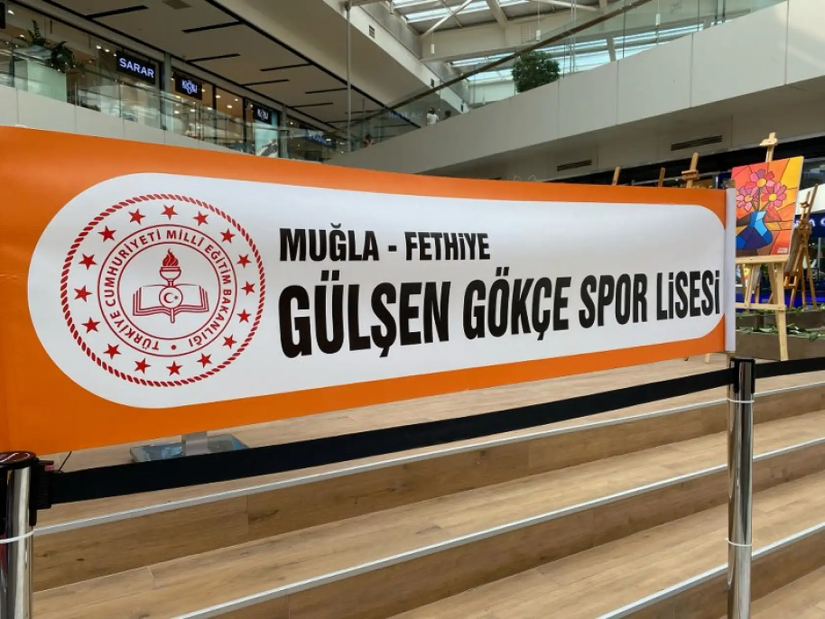 Fethiye Gülşen Gökçe Spor Okulu'ndan resim sergisi