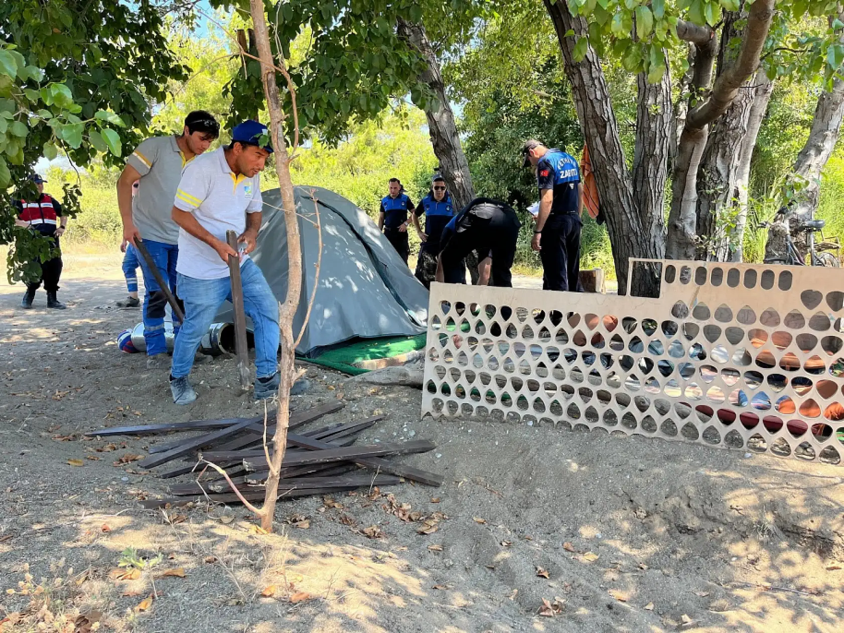 Fethiye Belediyesi'nden Ormanlık Alanlarda Çadır Denetimi
