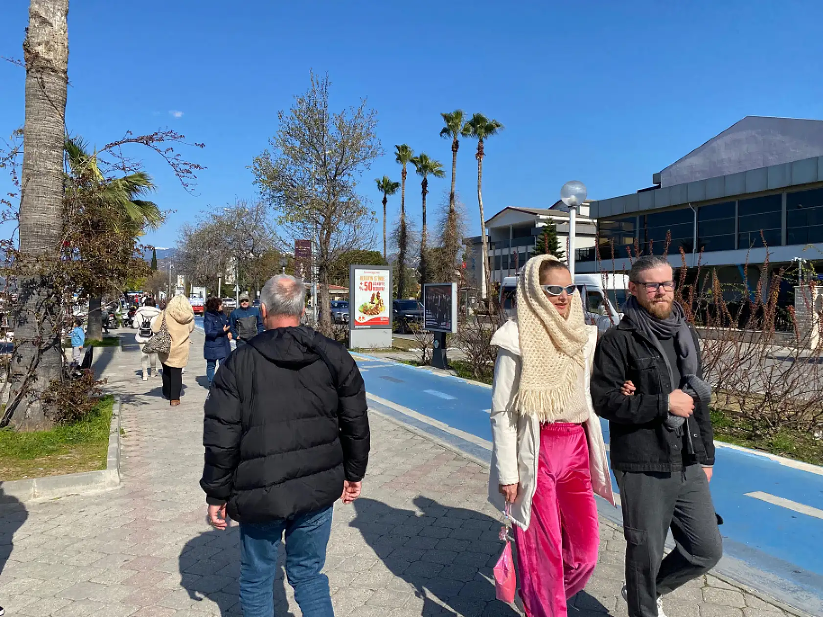 Fethiye Kordon'da güneşli hafta sonu keyfi