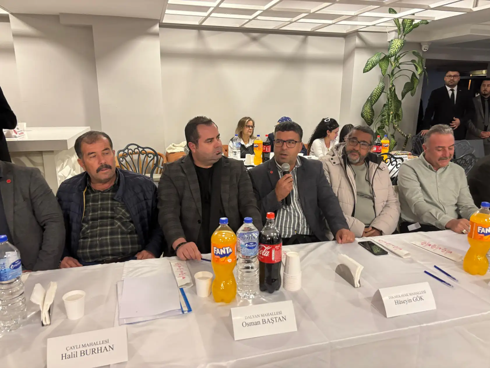 Burak Demirel Ortaca'da muhtarların sorunlarını dinledi