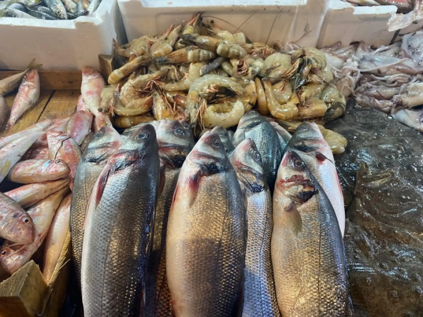 Fethiye Balık Pazarı'nda Kış Sezonu Başladı: Tezgahlarda Çeşit Bolluğu