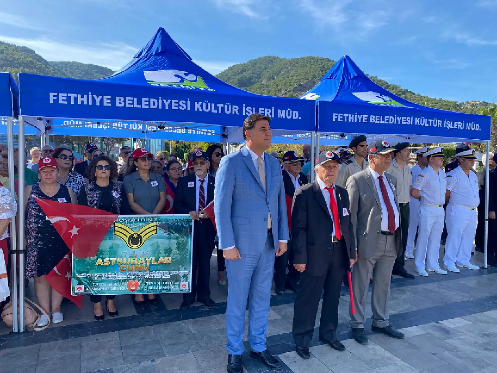 17 Ekim Astsubaylar Günü Beşkaza Meydanı'nda Kutlandı