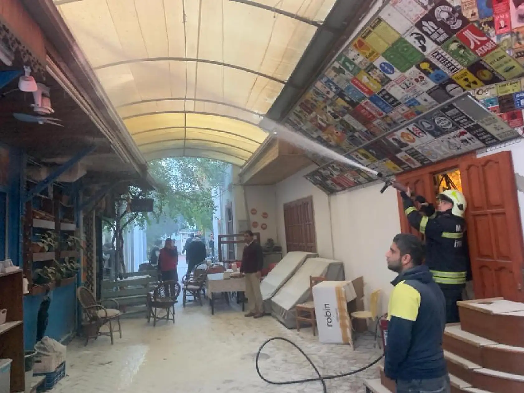 Son Dakika: Fethiye Paspatur'da korkutan yangın