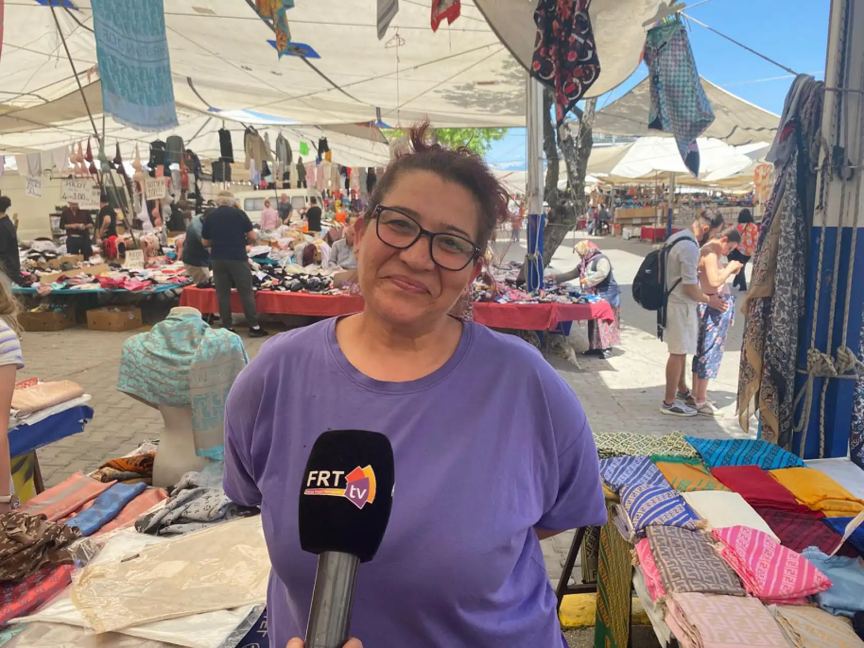 Pazarcı Ebru Korkmaz, 'Polonyalılar da Fethiye Salı Pazarı'nı tercih ediyor'
