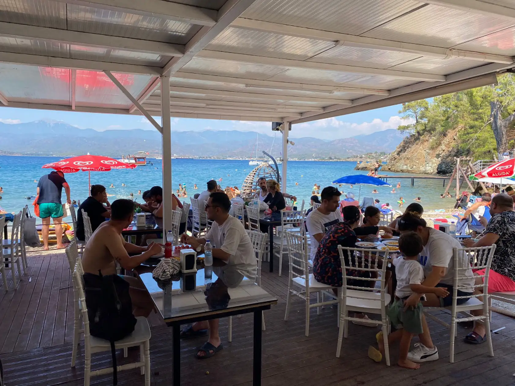 Büyük Samanlık Plajı, Fethiye'de tatilcilerin yeni favorisi oldu