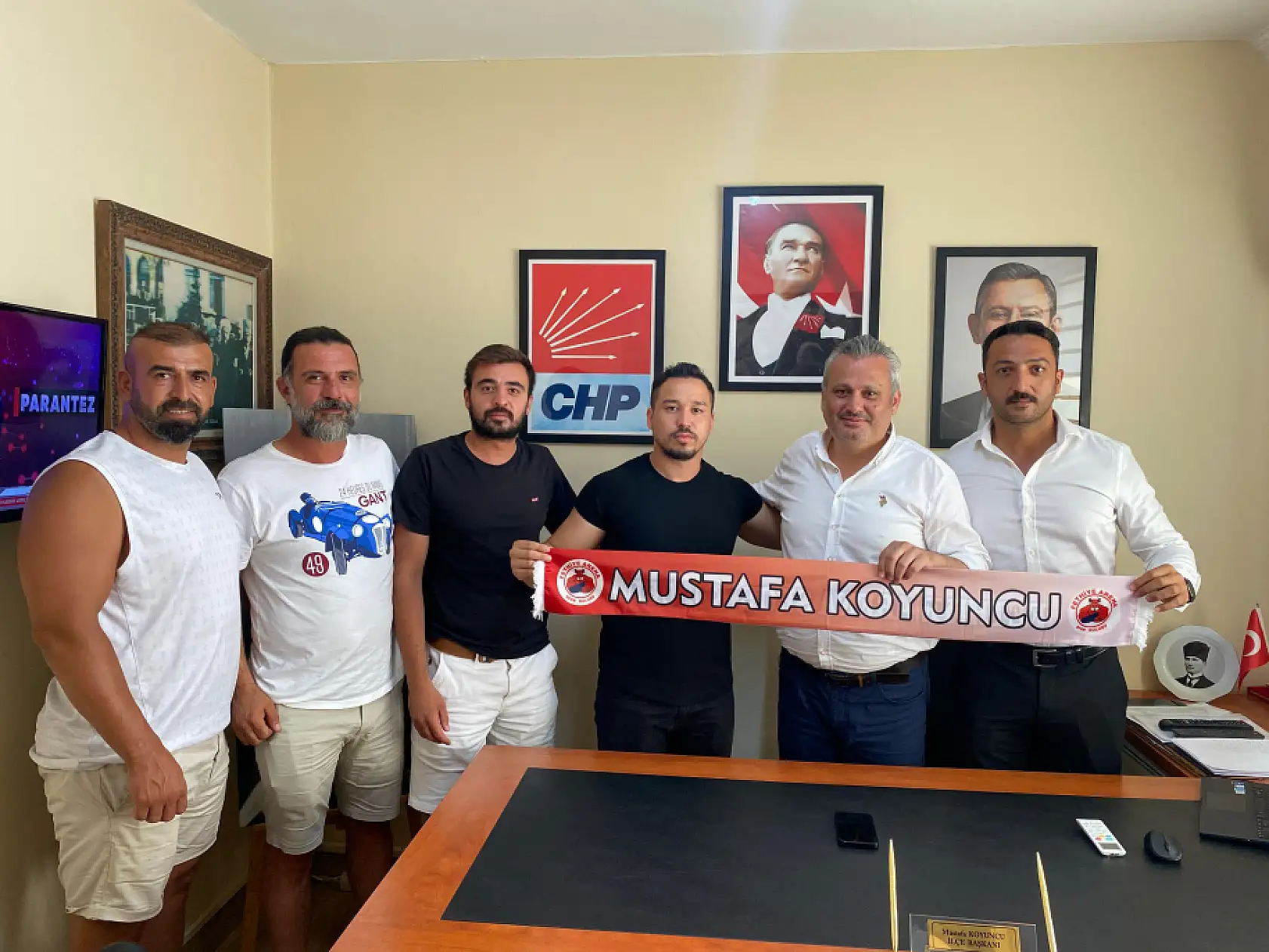 Fethiye Arena Spor Kulübü yönetiminden Başkan Koyuncu'ya ziyaret