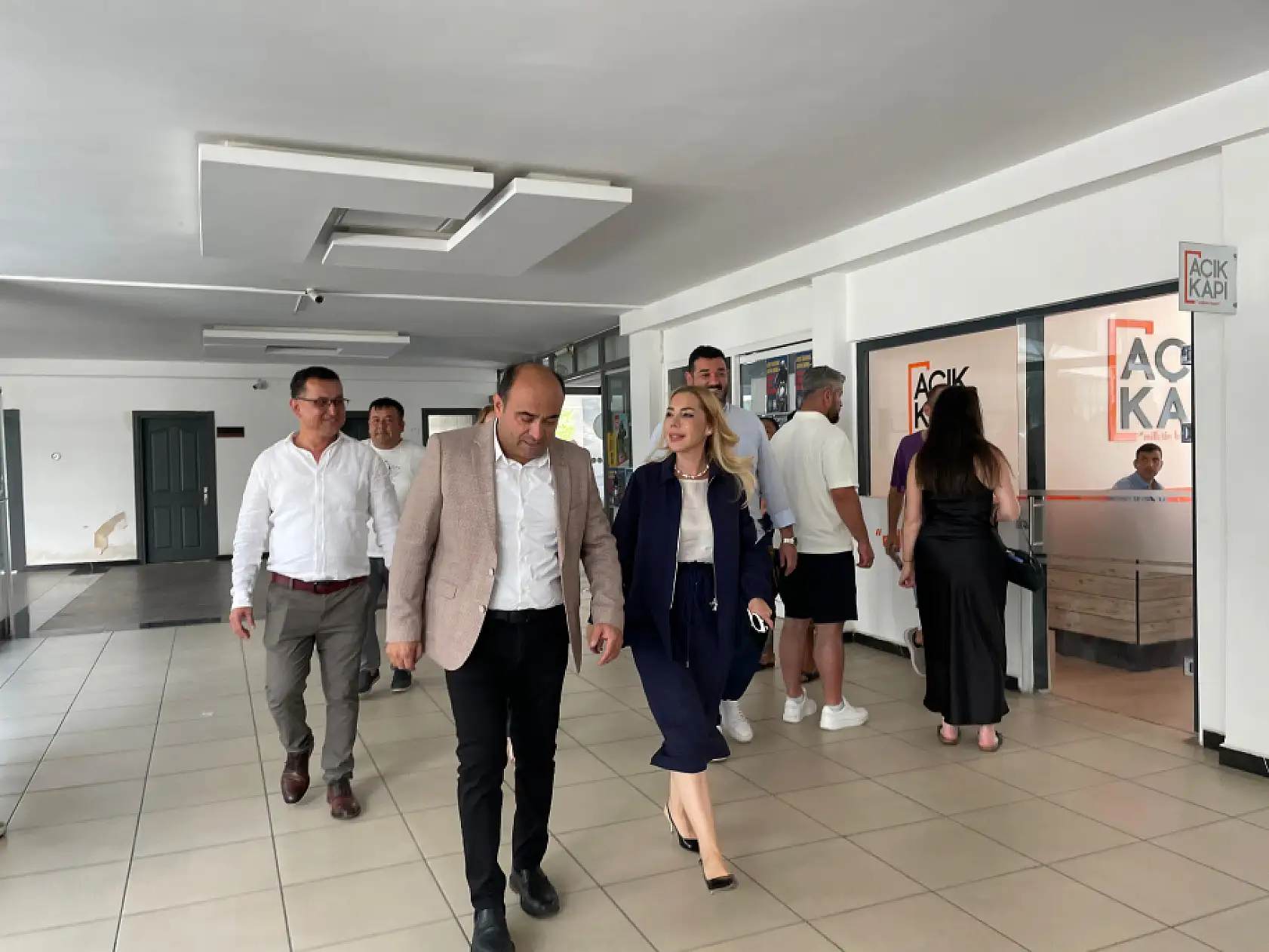 Gökcan ve Başkan Akdenizli'den Kaymakam Akkaya'ya Ziyaret