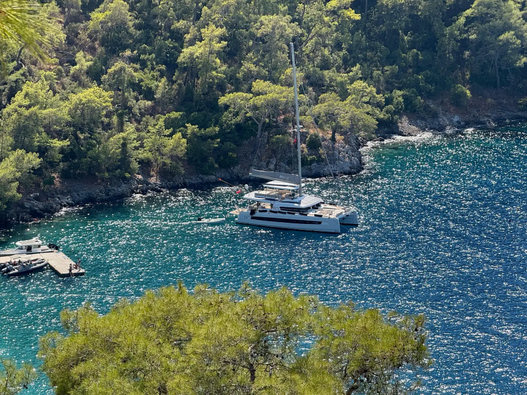 Fethiye Yarımada Koylarında Tekne Yoğunluğu
