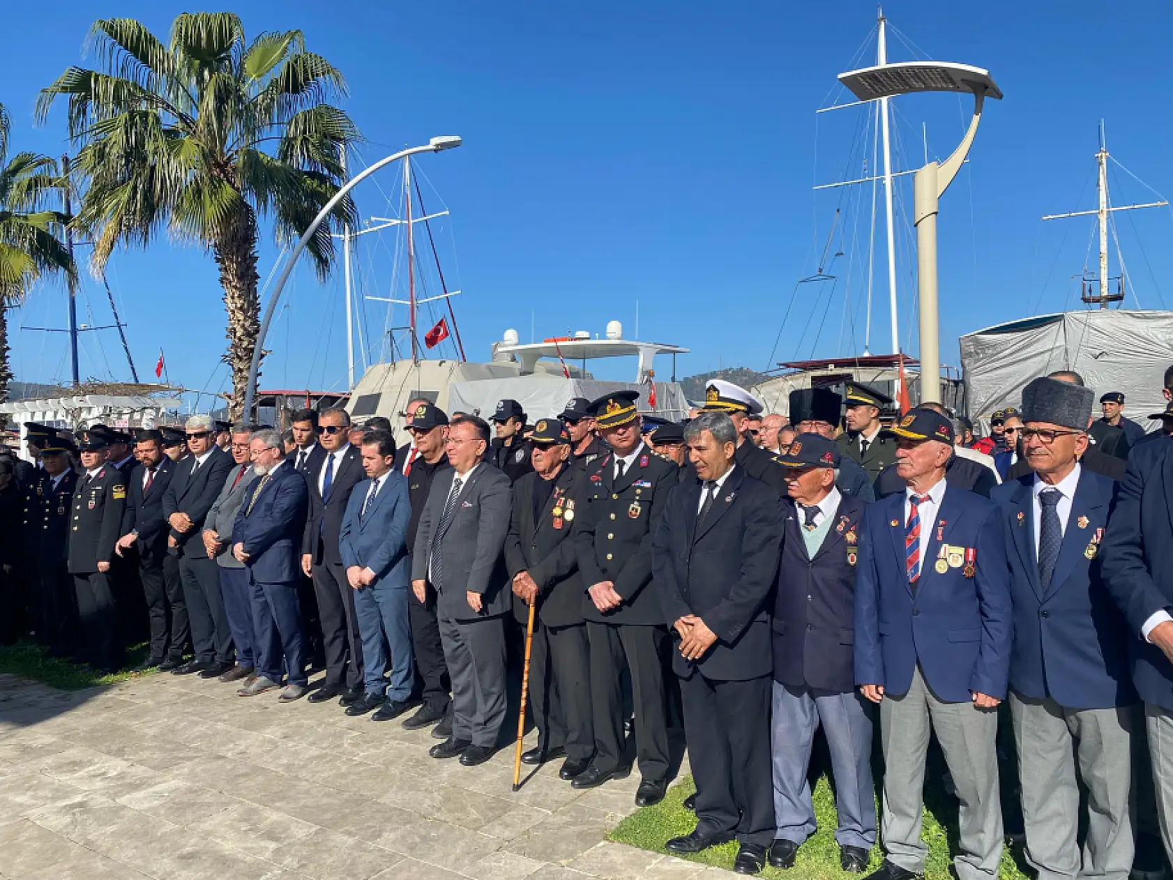 Fethiye'de Çanakkale Zaferi'nin 110. Yılı törenlerle anıldı