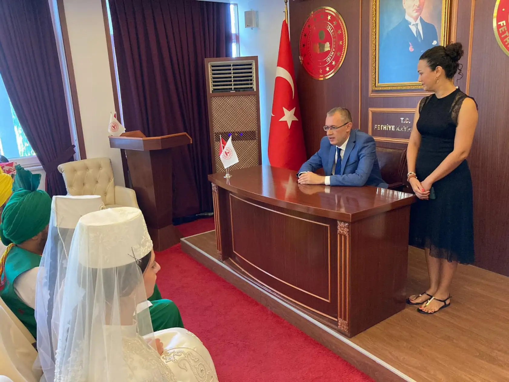 Spor Fest ekibi Kaymakam Ertaş'ı ziyaret etti