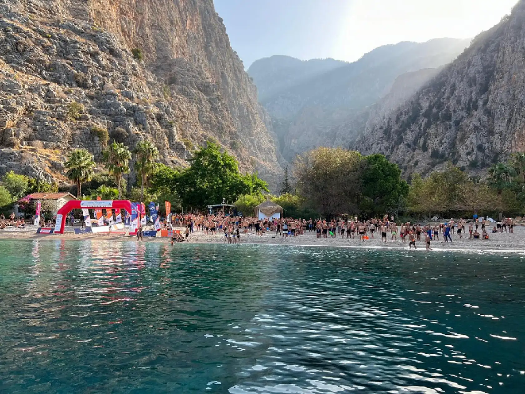 Fethiye'de Ölüdeniz Open Water yarışı start aldı