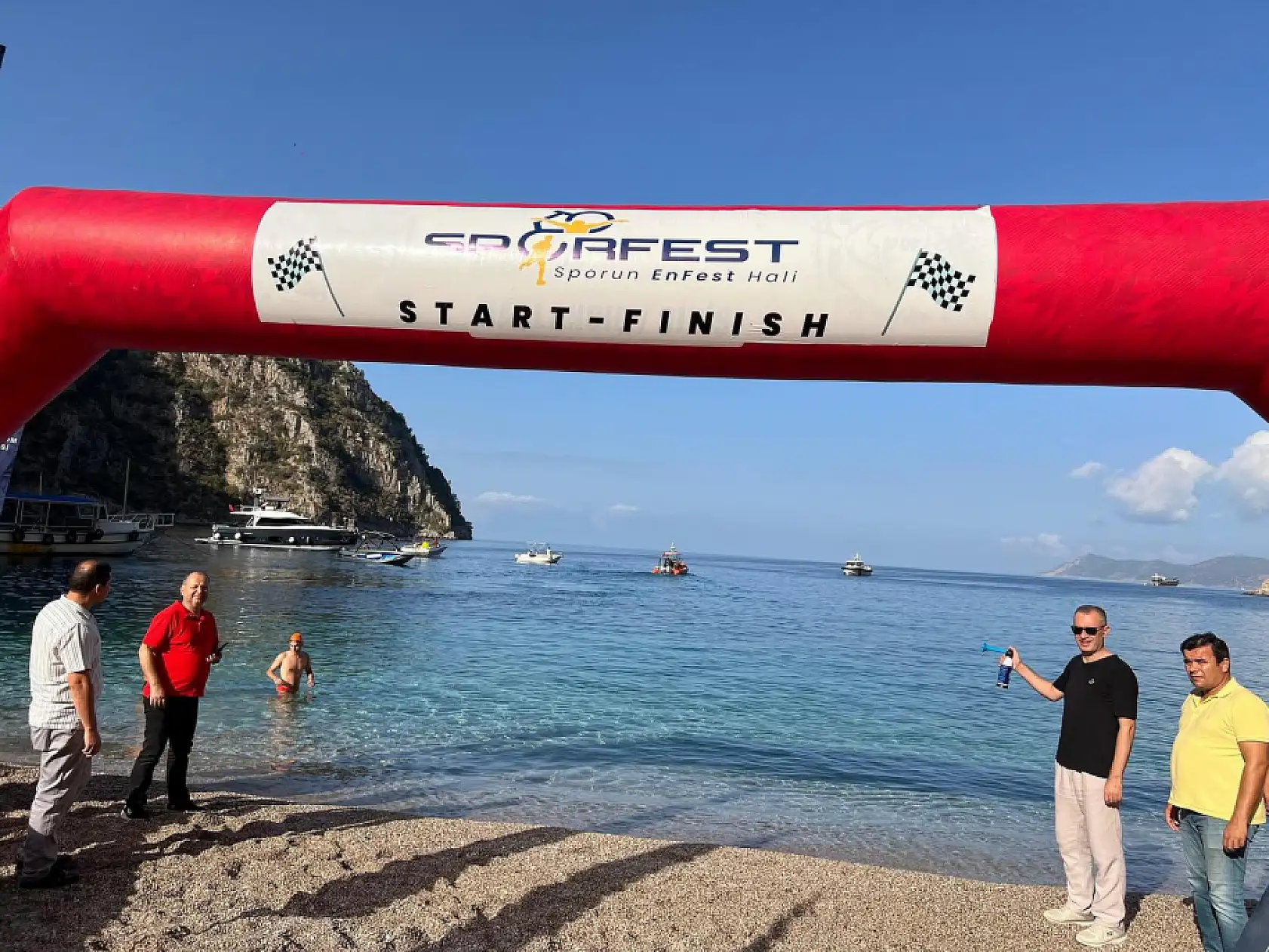 Fethiye'de Ölüdeniz Open Water yarışı start aldı