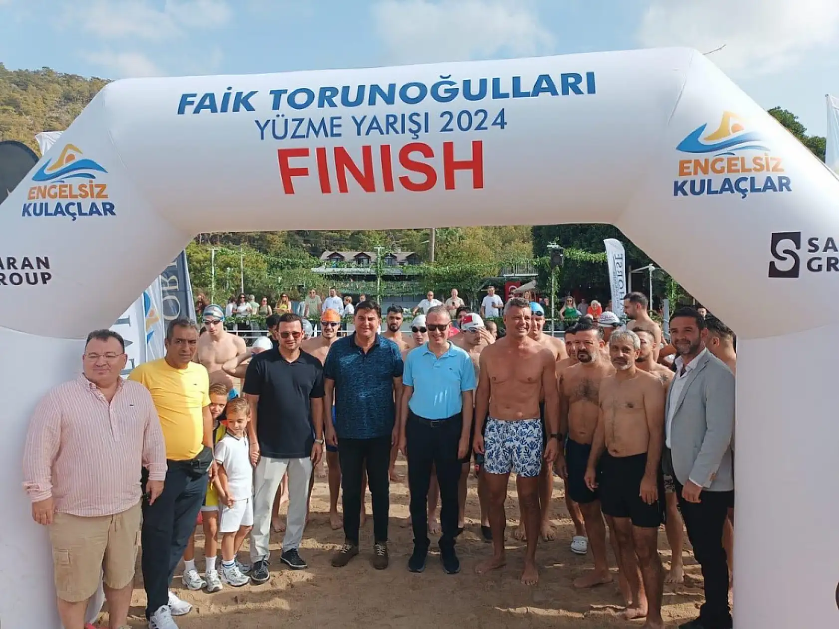 Fethiye'de Engelsiz Kulaçlar Faik Torunoğulları Yüzme Yarışı yapıldı