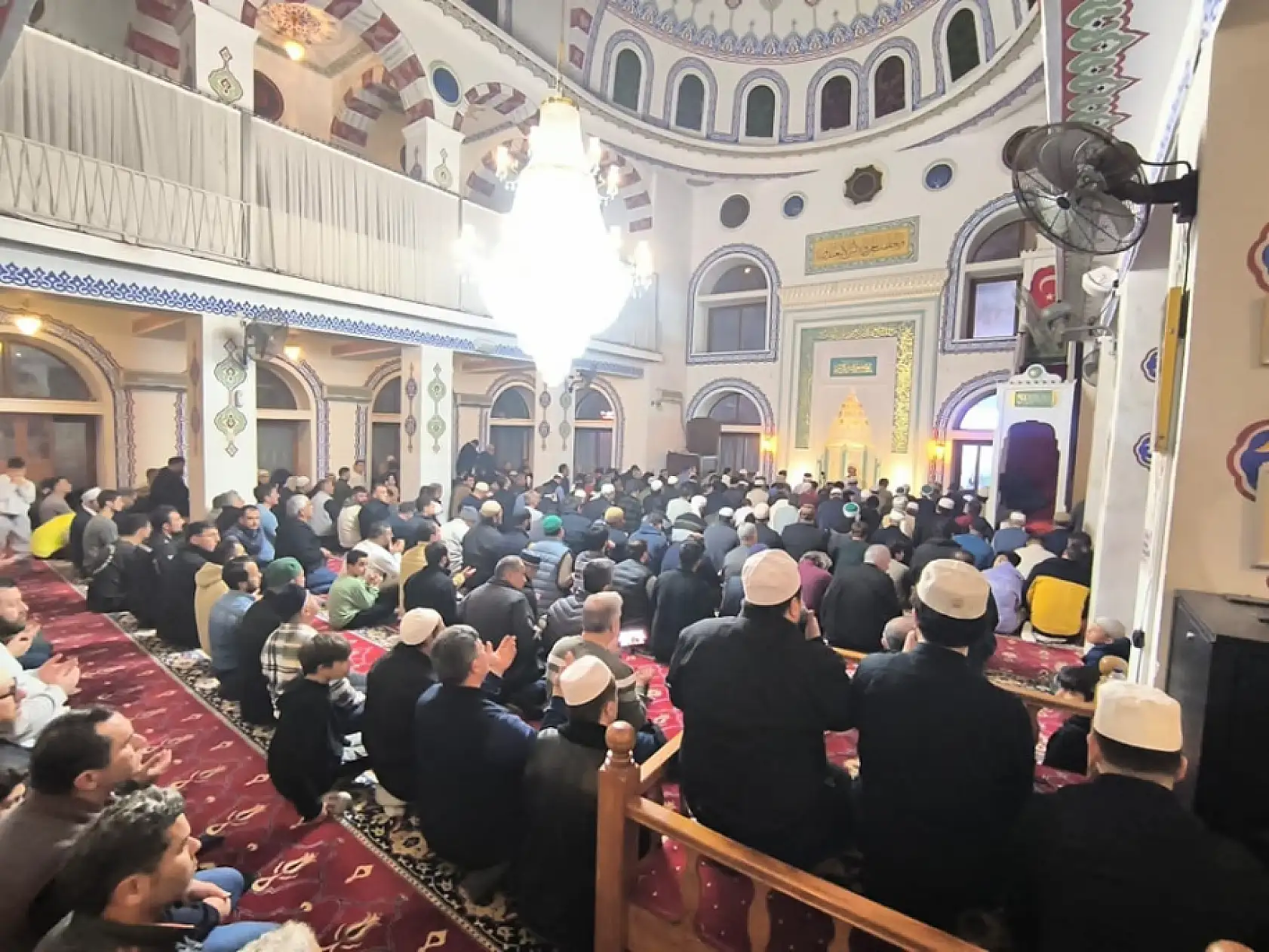 Fethiye'de Enderun Teravih Namazı kılındı