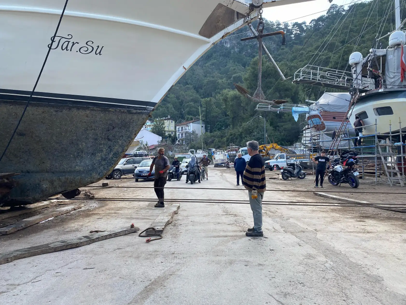 Fethiye'de tersane sorunu trafiği aksatıyor