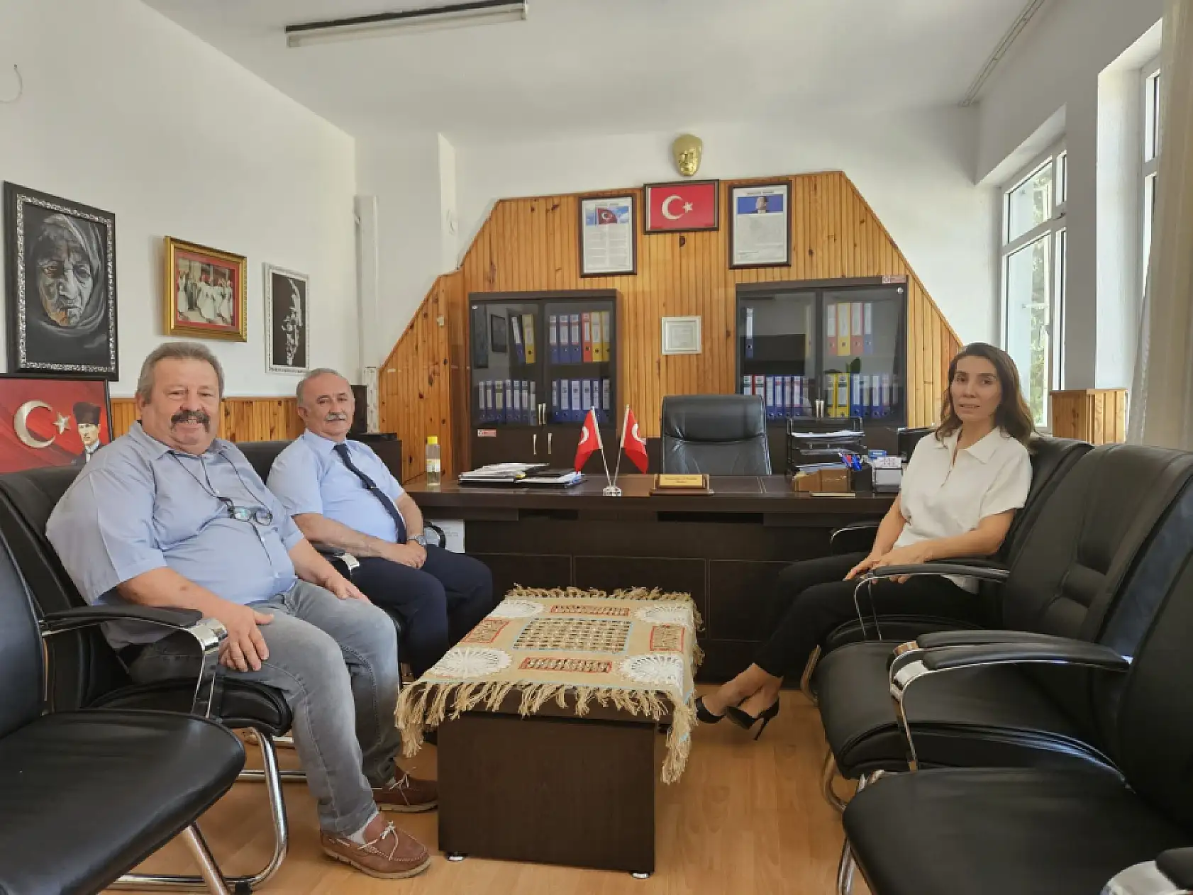 Kaymakam Yıldız Büyüker'den Seydikemer Halk Eğitimi Merkezi'ne Veda Ziyareti
