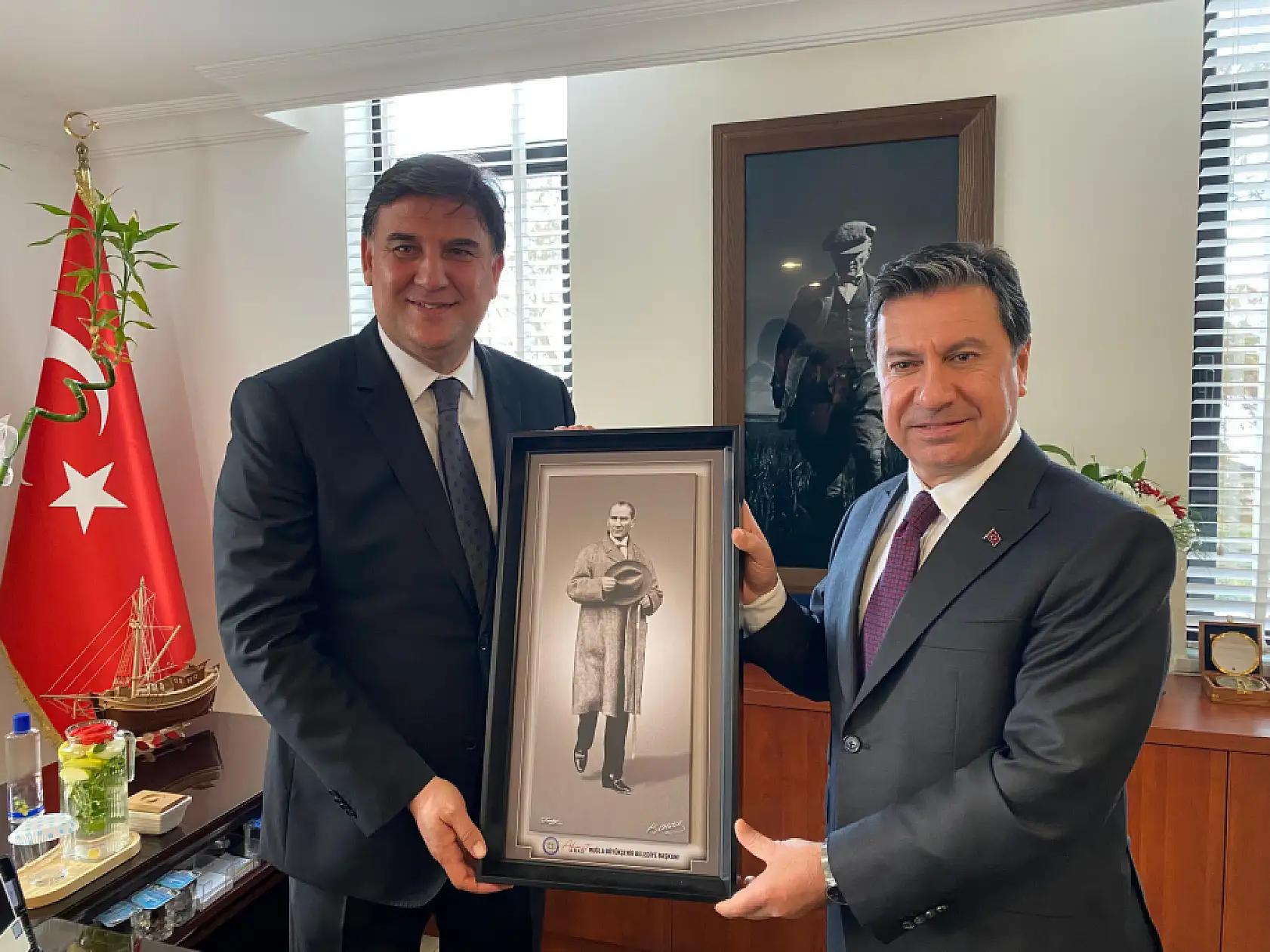 Başkan Aras, Fethiye Belediyesi'ne Ziyarette Bulundu