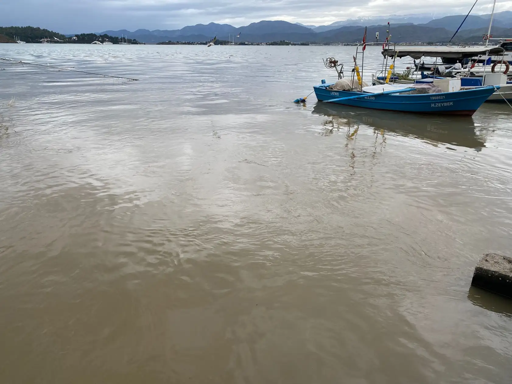 Fethiye Körfezi'nde Renk Değişimi: Şiddetli Yağışın Etkisi