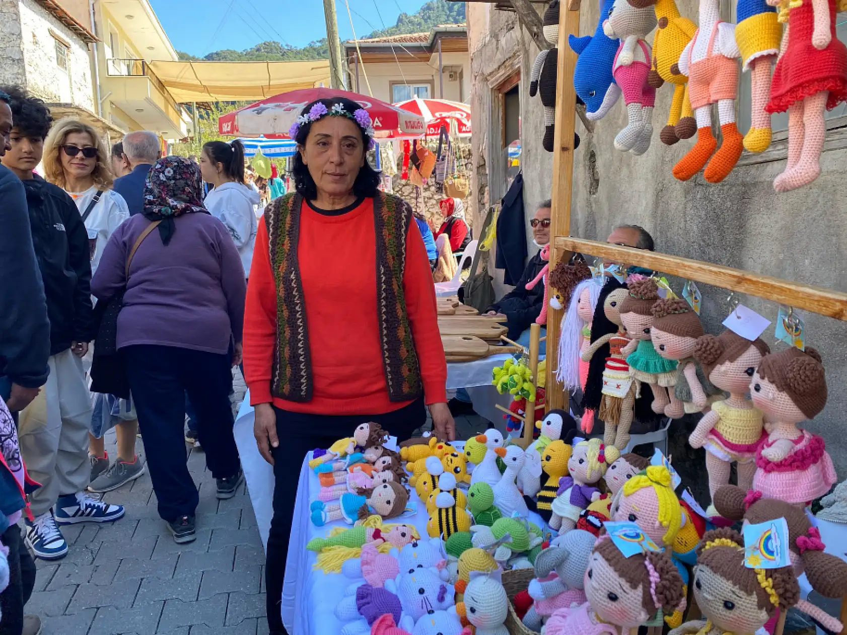 El emeği ürünlere festivalde yoğun ilgi