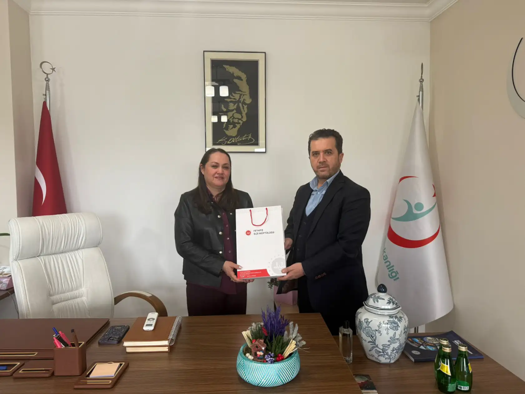 Fethiye Müftülüğü' nden sağlık kurumlarına ziyaret