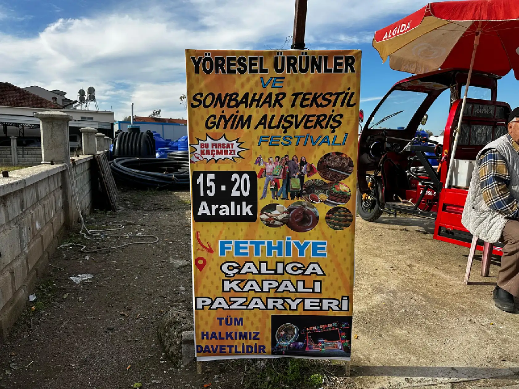 Fethiye Çalıca Pazaryeri'nde Yöresel Ürünler ve Sonbahar Festivali