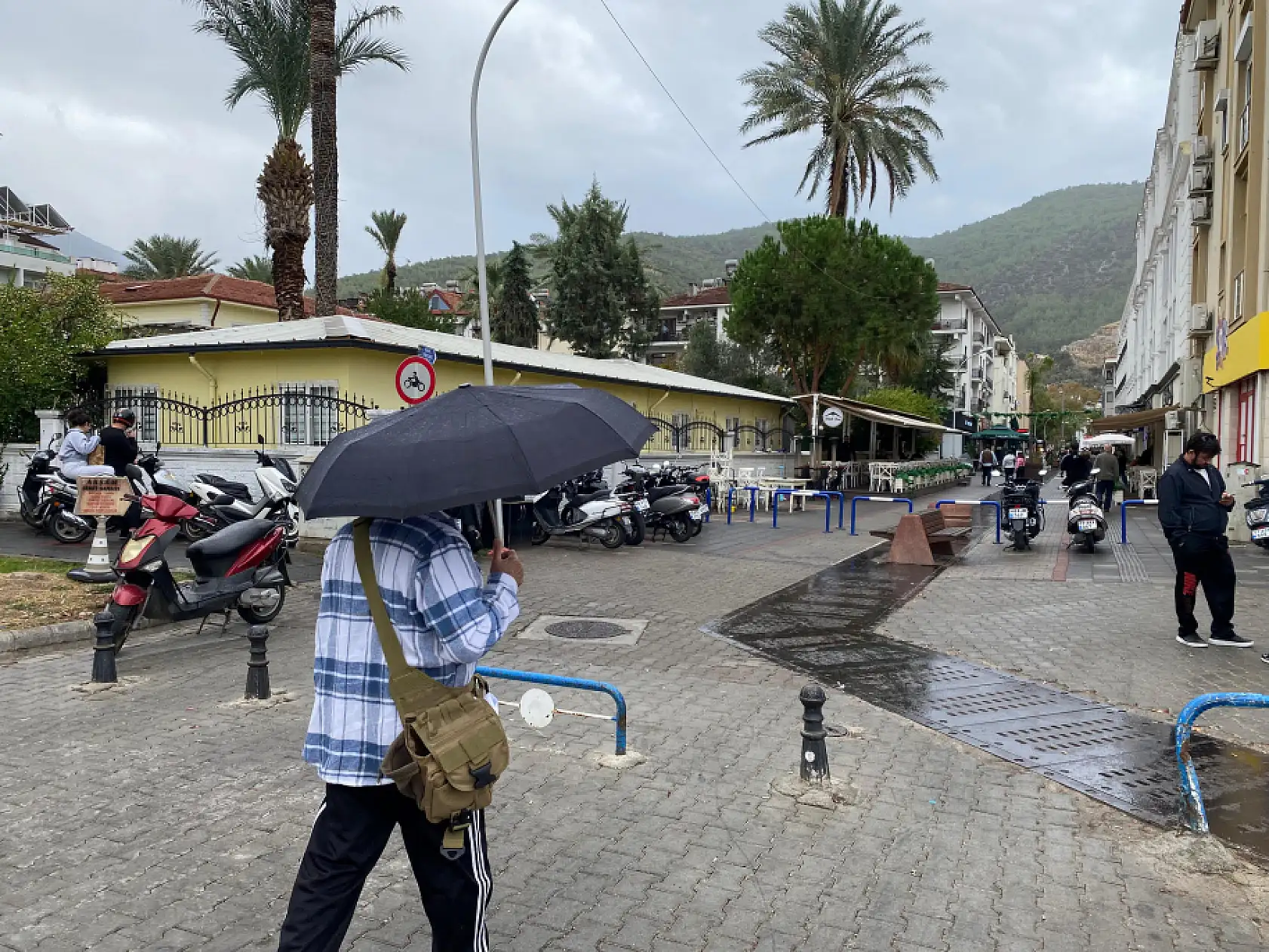 Fethiye'de Yağışlı Hava Etkili Oluyor