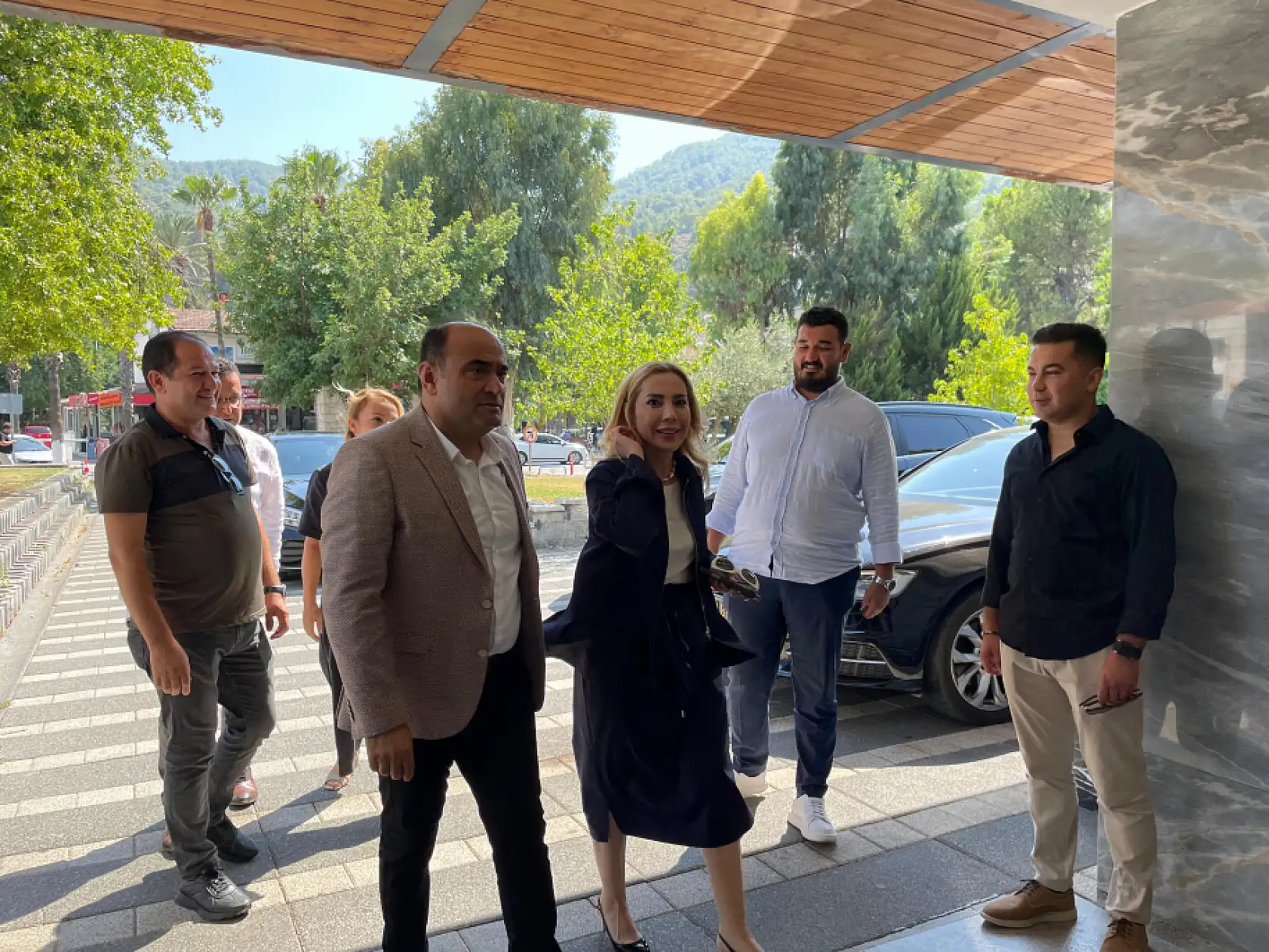 Gökcan ve Başkan Akdenizli'den Kaymakam Akkaya'ya Ziyaret