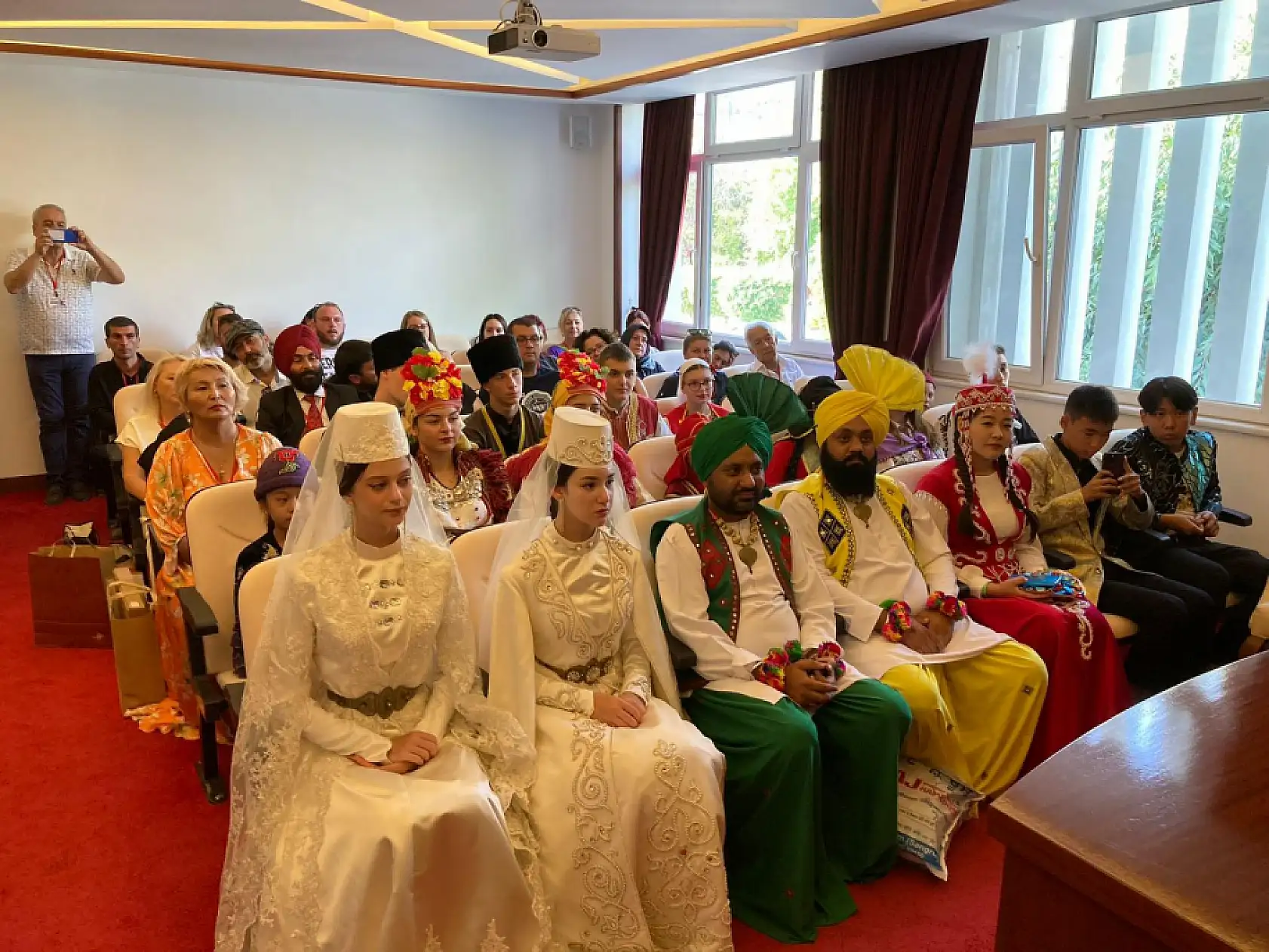 Spor Fest ekibi Kaymakam Ertaş'ı ziyaret etti