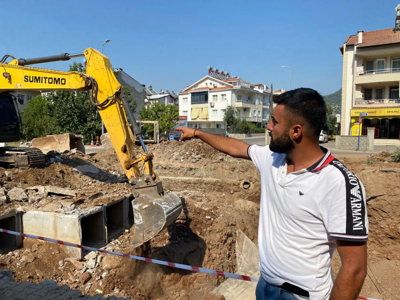 Fethiye'de Toptaş Deresi'nde ıslah çalışmalarında son etaba girildi