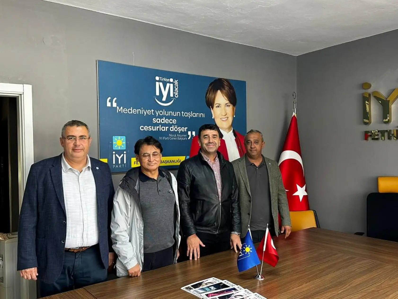 Aday Adayı Yücel, İlçe Başkanlarını Ziyaret Etti