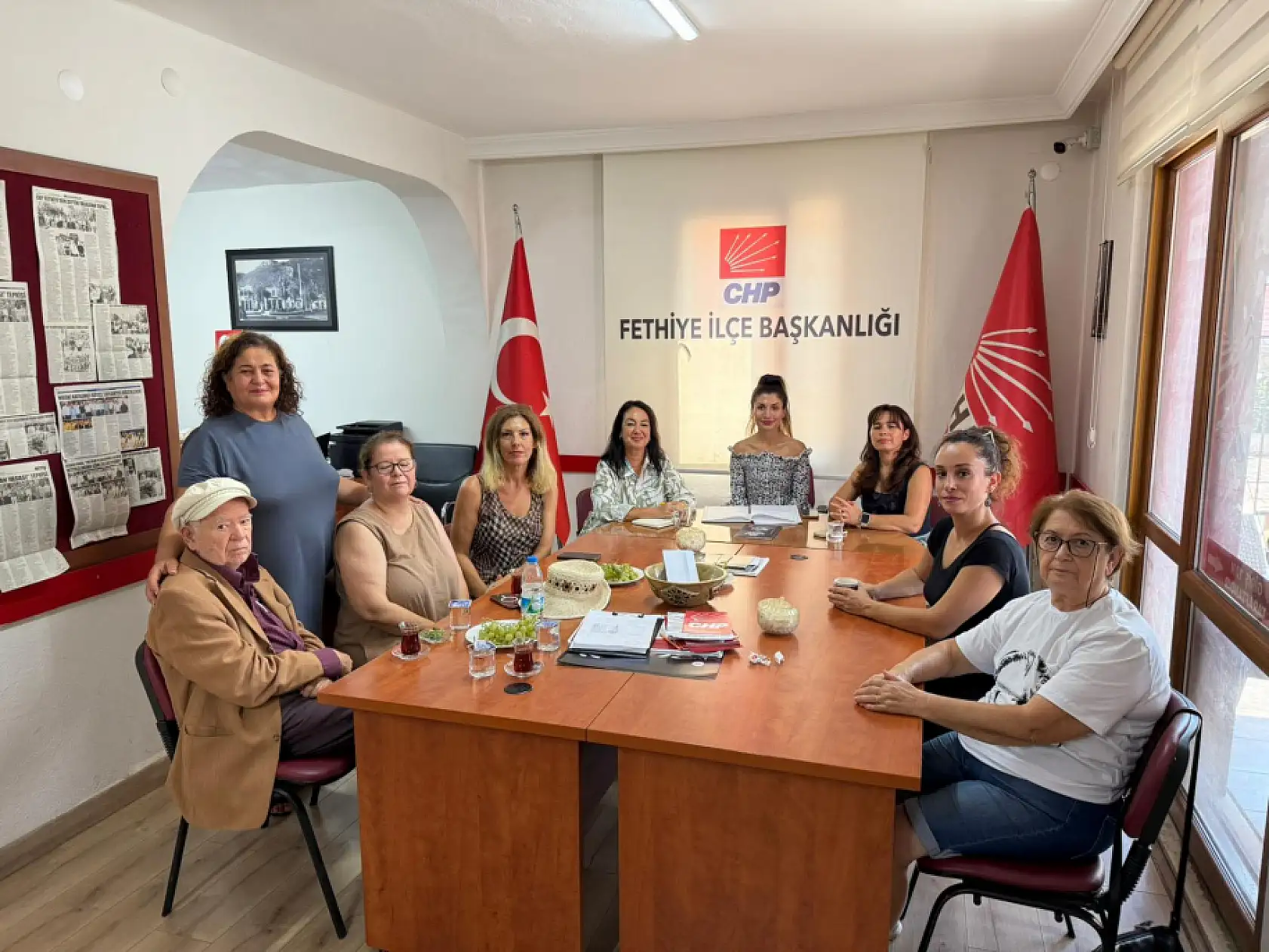 CHP Fethiye Kadın Kolları toplantı gerçekleştirdi