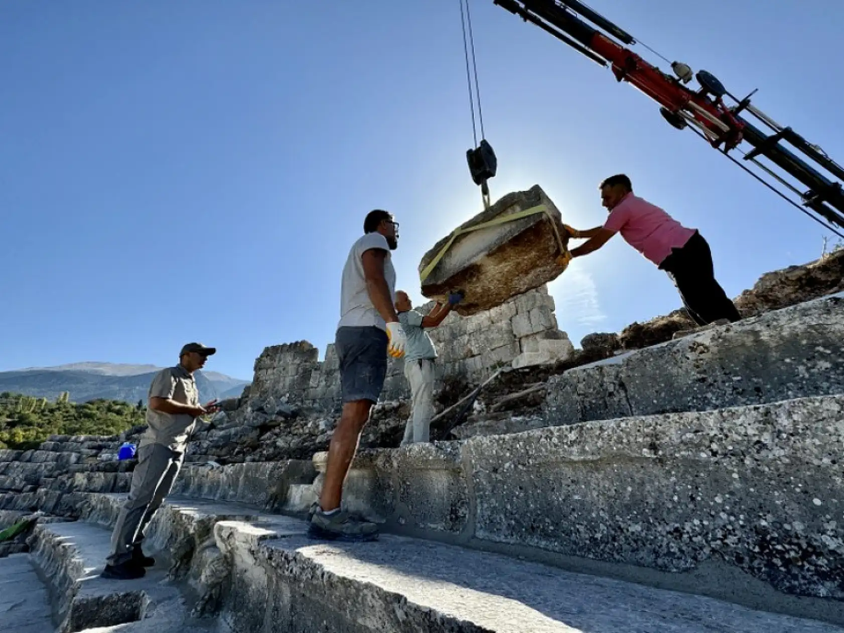 Seydikemer Tlos Antik Kenti'nde meclis binası, 2 hamam ve tapınak restore edilecek