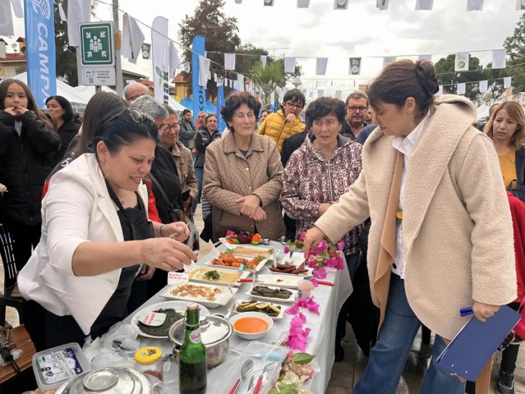 Muğla'da zeytinyağlı yemek yarışması düzenlendi