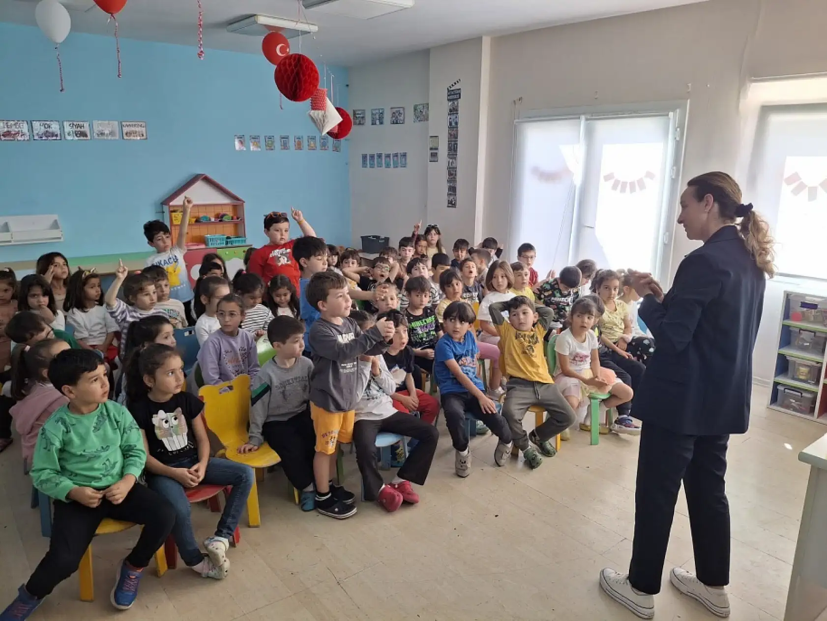 Bodrum'da anaokulu öğrencilerine sıfır atık eğitimi verildi